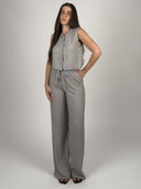 SET CHALECO Y PANTALÓN - GRIS PERLA