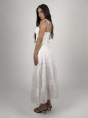 SET CORSÉ Y FALDA MAXI BORDADO INGLÉS