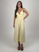 VESTIDO MIDI ESPALDA ABIERTA – VAINILLA