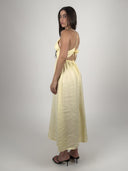 VESTIDO MIDI ESPALDA ABIERTA – VAINILLA