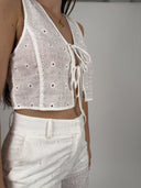 SET CHALECO Y PANTALÓN BORDADO INGLÉS