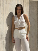 SET CHALECO Y PANTALÓN BORDADO INGLÉS