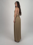 SET CHALECO HALTER  ESPALDA ABIERTA