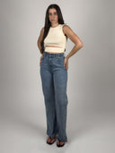 CROP TOP CANALÉ CUT OUT - CRUDO